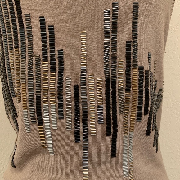 SALEπΏ Calvin Klein Beaded Sweater Vest - Picture 3 of 6
